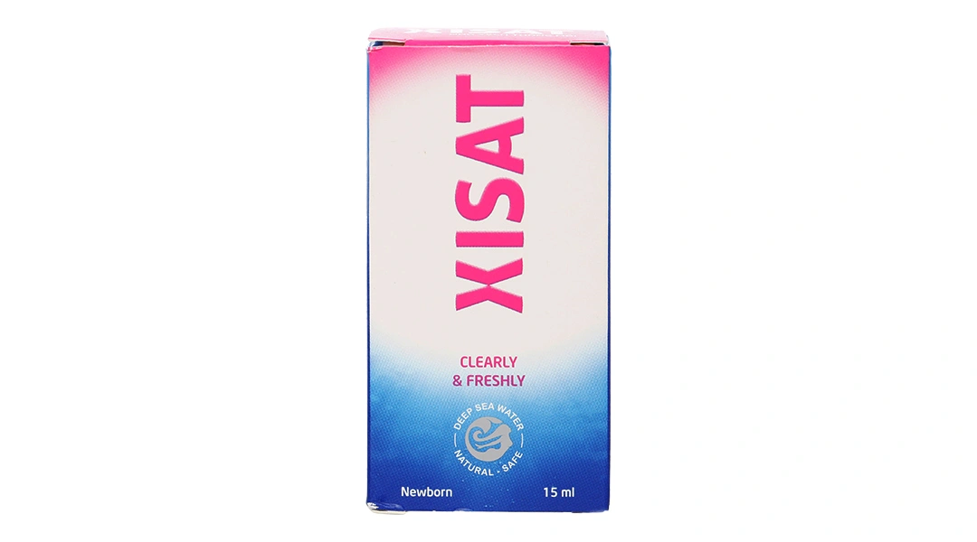 Dung dịch nhỏ mũi Xisat giúp thông mũi cho bé chai 15ml - 1