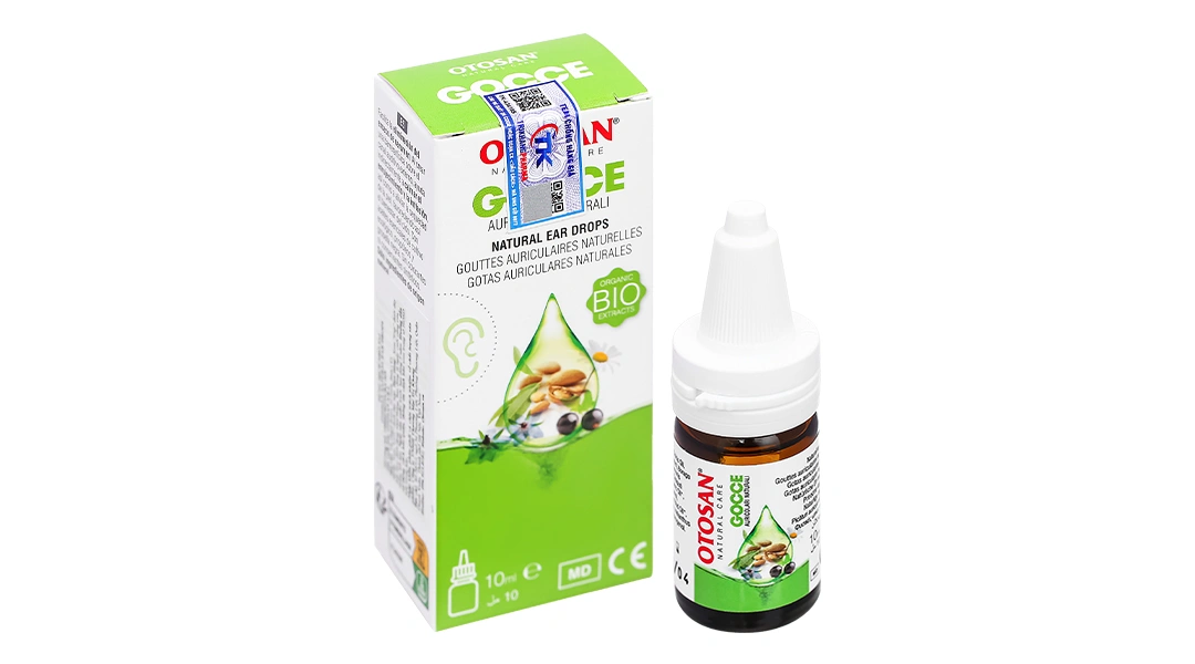 Dung dịch nhỏ tai Otosan giúp kháng khuẩn, chống viêm nhiễm trùng tai chai 10ml - 1