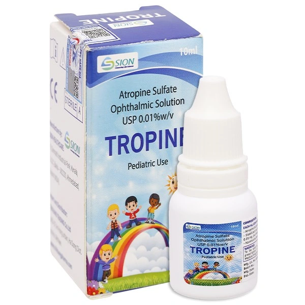 Dung dịch nhỏ mắt Tropine Sion giúp kiểm soát cận thị