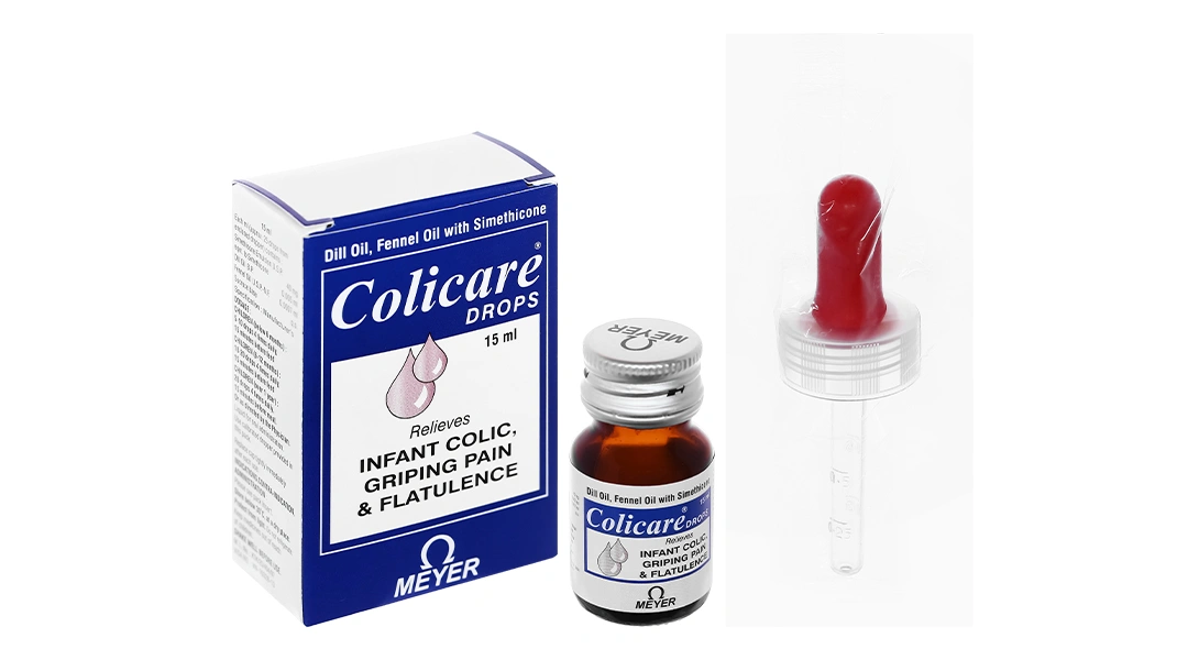 Nhũ tương nhỏ giọt Colicare drops trị triệu chứng đầy bụng, khó tiêu chai 15ml - 