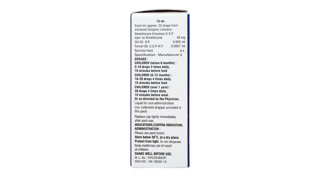 Nhũ tương nhỏ giọt Colicare drops trị triệu chứng đầy bụng, khó tiêu chai 15ml - 2