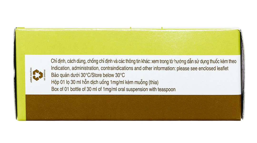 Hỗn dịch uống Motilium 1mg/ml trị triệu chứng nôn và buồn nôn chai 30ml - 2