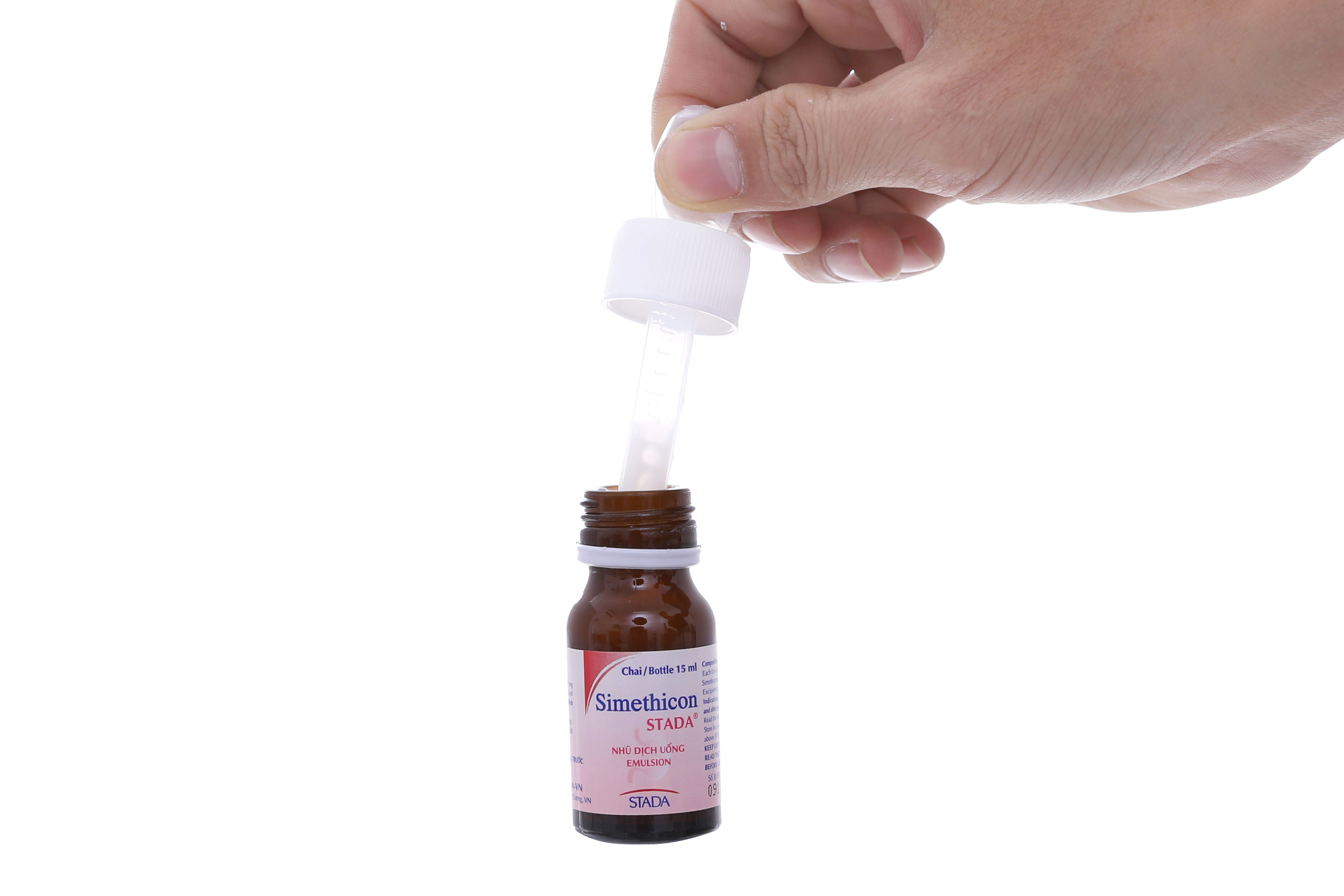 Nhũ dịch uống Simethicon Stada trị đầy hơi, khó tiêu chai 15ml - 2