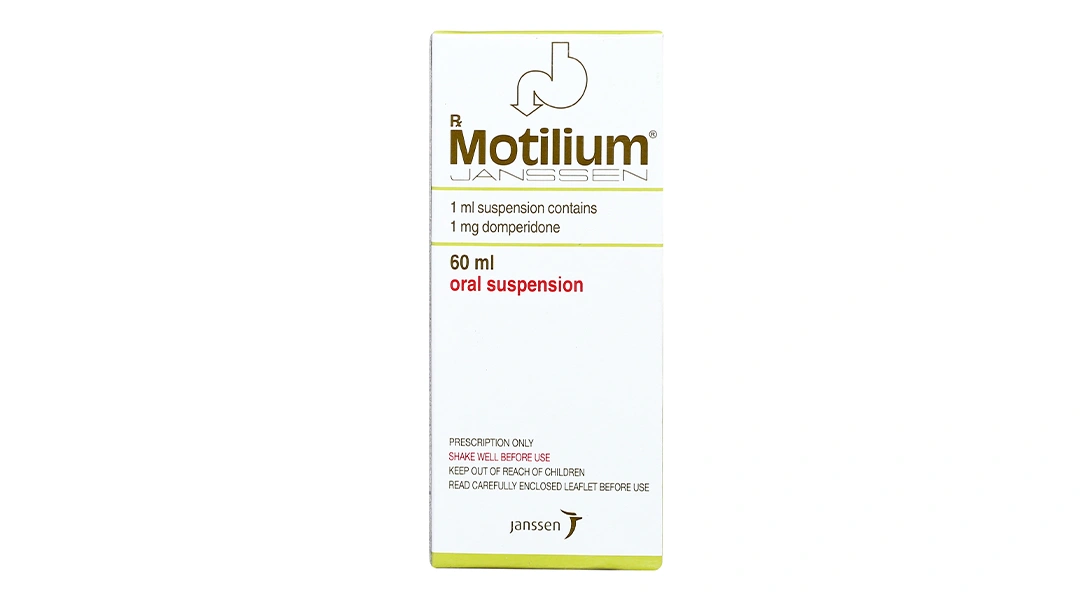 Hỗn dịch uống Motilium 1mg/ml trị triệu chứng nôn và buồn nôn chai 60ml - 1