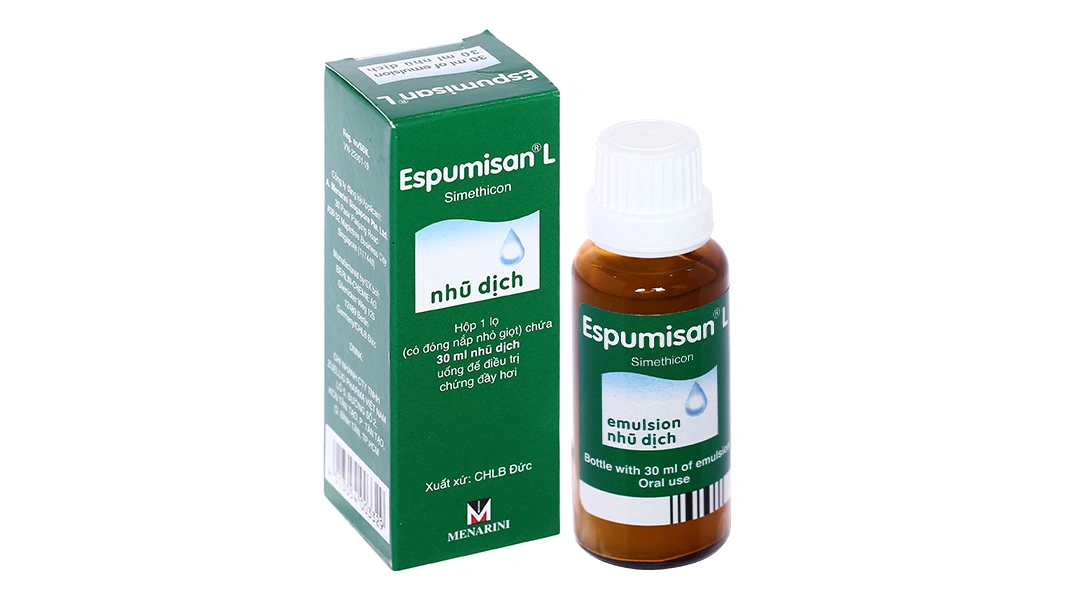 Nhũ dịch uống Espumisan L 40mg/ml trị đầy hơi, khó tiêu chai 30ml - 