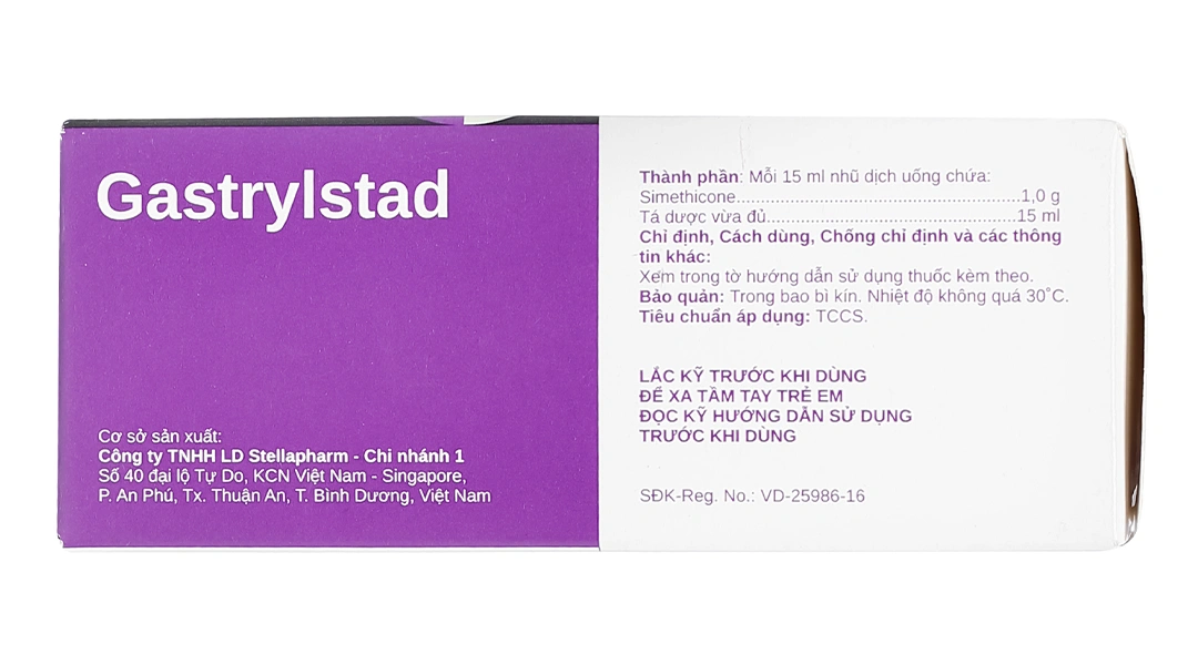 Nhũ dịch uống Gastrylstad trị đầy hơi, khó tiêu chai 15ml - 3