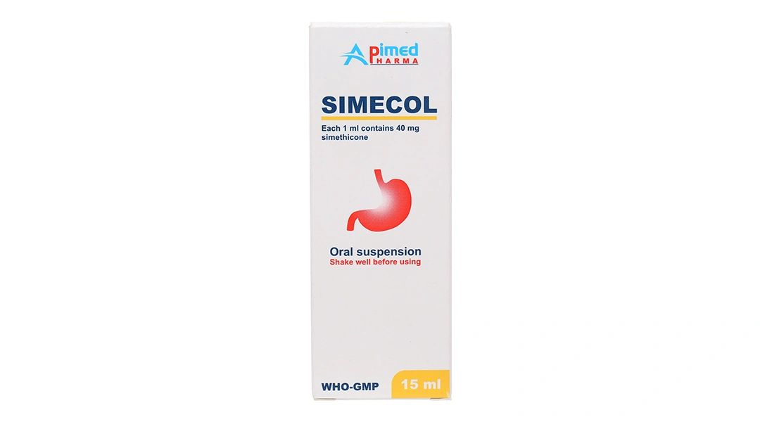 Hỗn dịch uống Simecol chống đầy hơi, giảm triệu chứng khó tiêu chai 15ml - 1