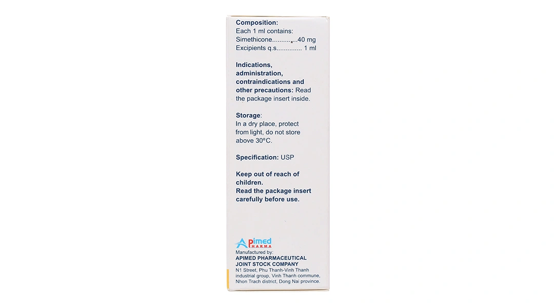 Hỗn dịch uống Simecol chống đầy hơi, giảm triệu chứng khó tiêu chai 15ml - 3