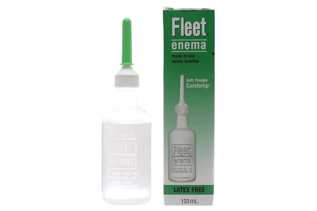 Dung dịch thụt trực tràng Fleet Enema trị táo bón chai 133ml - 