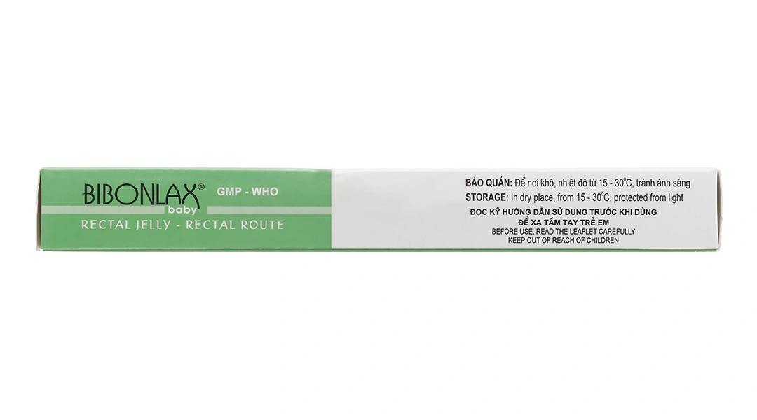Gel bơm trực tràng Bibonlax Baby trị táo bón (10 tuýp x 5g) - 2