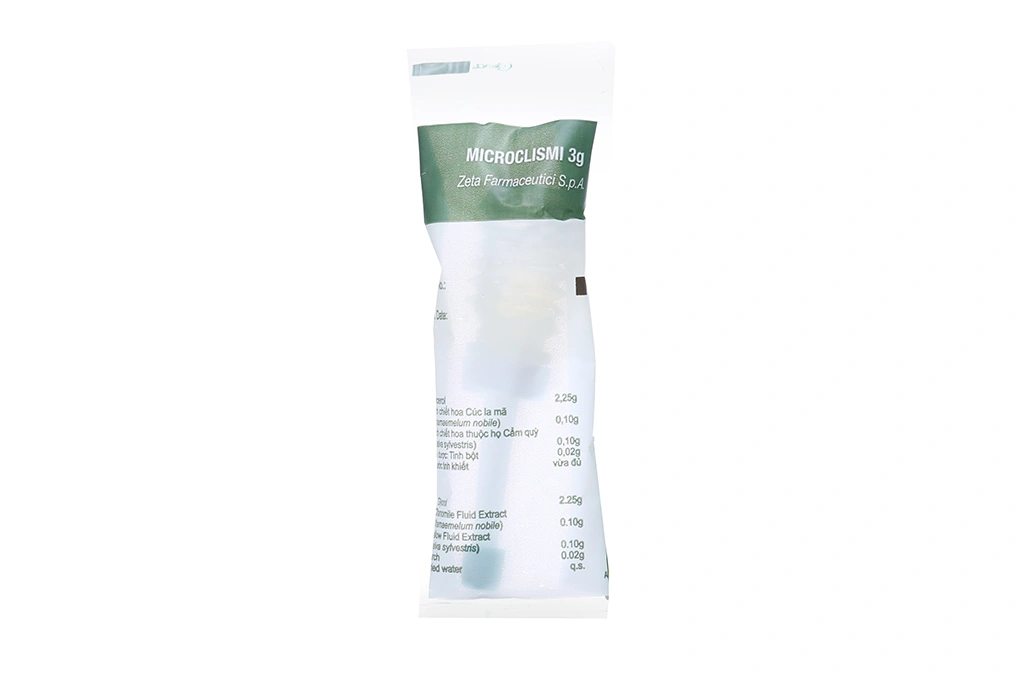 Dịch lỏng thụt trực tràng Microclismi trị táo bón cho trẻ em (6 ống x 3g) - 3