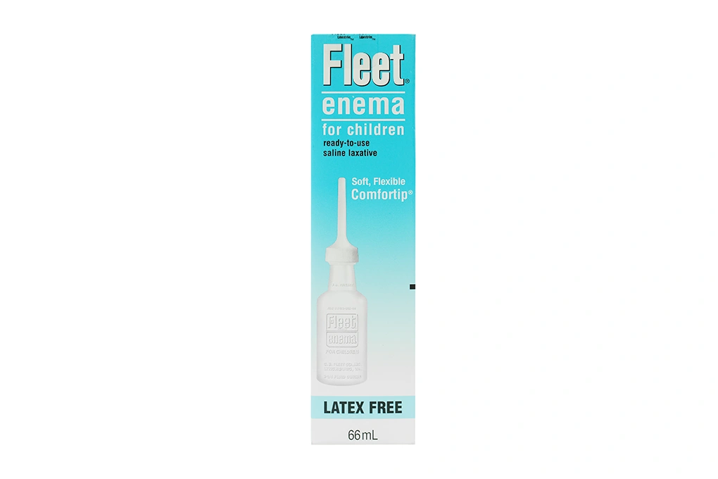 Dung dịch thụt trực tràng Fleet enema for children trị táo bón chai 66ml - 