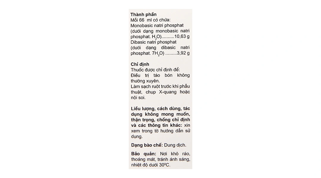 Dung dịch thụt trực tràng Golistin-enema For Children trị táo bón chai 66ml - 3
