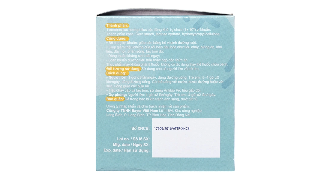 Antibio Pro hộp 100 gói x 1g - 4