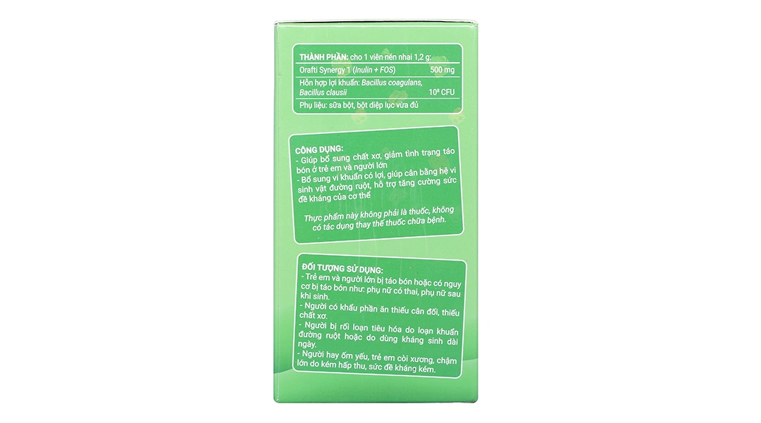 Viên nhai Bio-acimin Chew F bổ sung chất xơ lọ 60 viên - 2