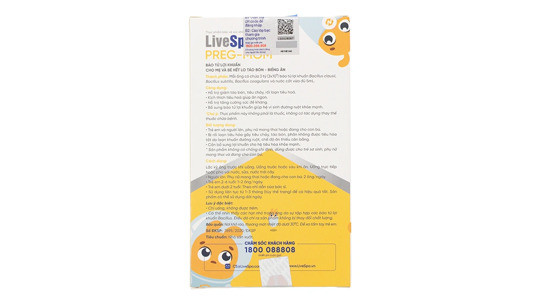 Thực phẩm bảo vệ sức khỏe LiveSpo® Preg-Mom - 2