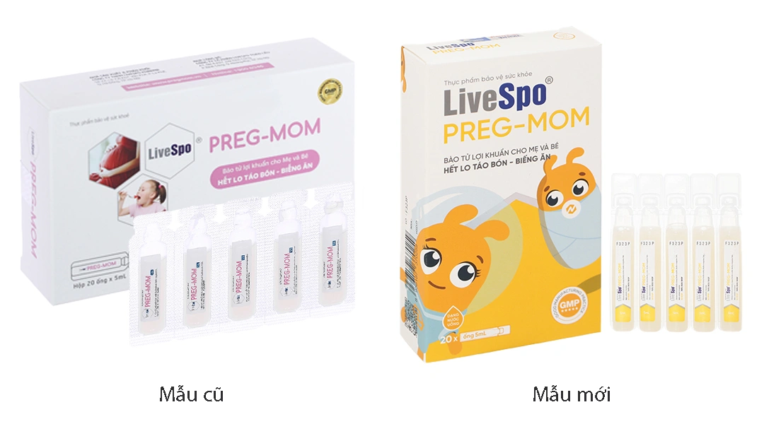 Thực phẩm bảo vệ sức khỏe LiveSpo® Preg-Mom - 