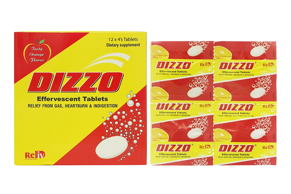 Dizzo Effervescent hộp 48 viên - 9