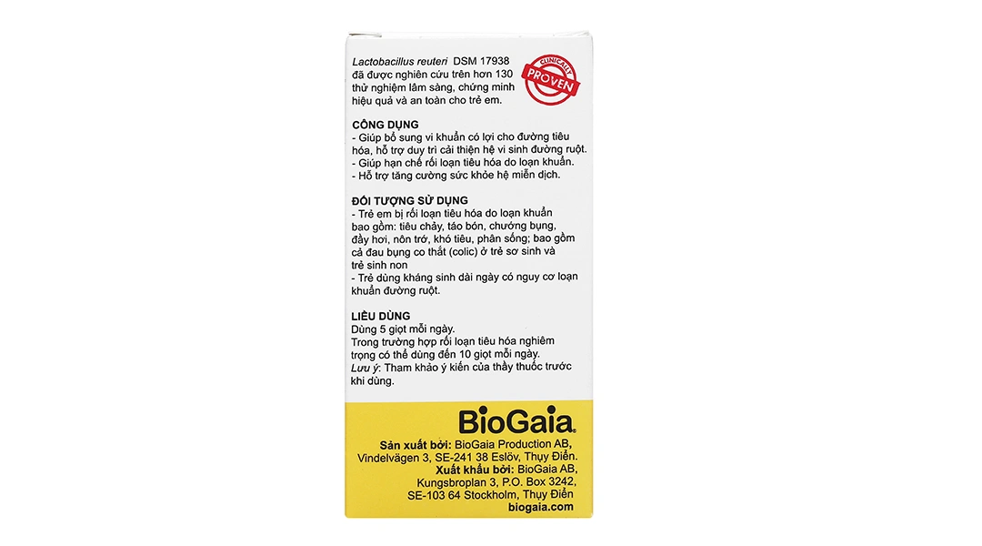 Thực phẩm bảo vệ sức khỏe: Biogaia Protectics Baby Drops - 2