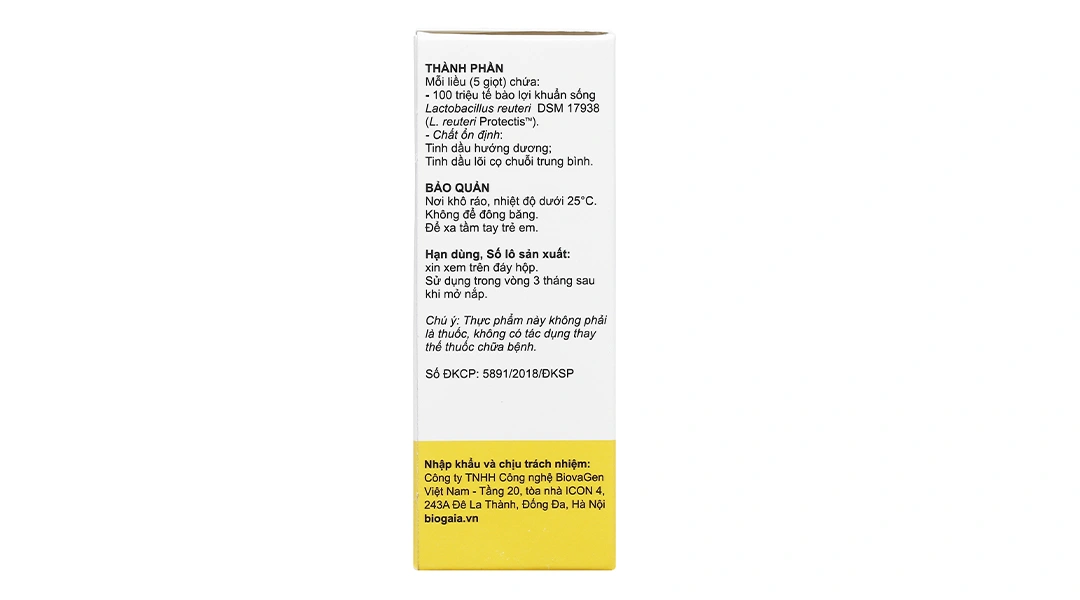Thực phẩm bảo vệ sức khỏe: Biogaia Protectics Baby Drops - 4