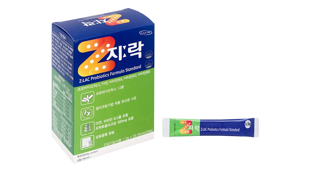 Men vi sinh Super Probiotic bổ sung lợi khuẩn và chất xơ hộp 20 gói - 