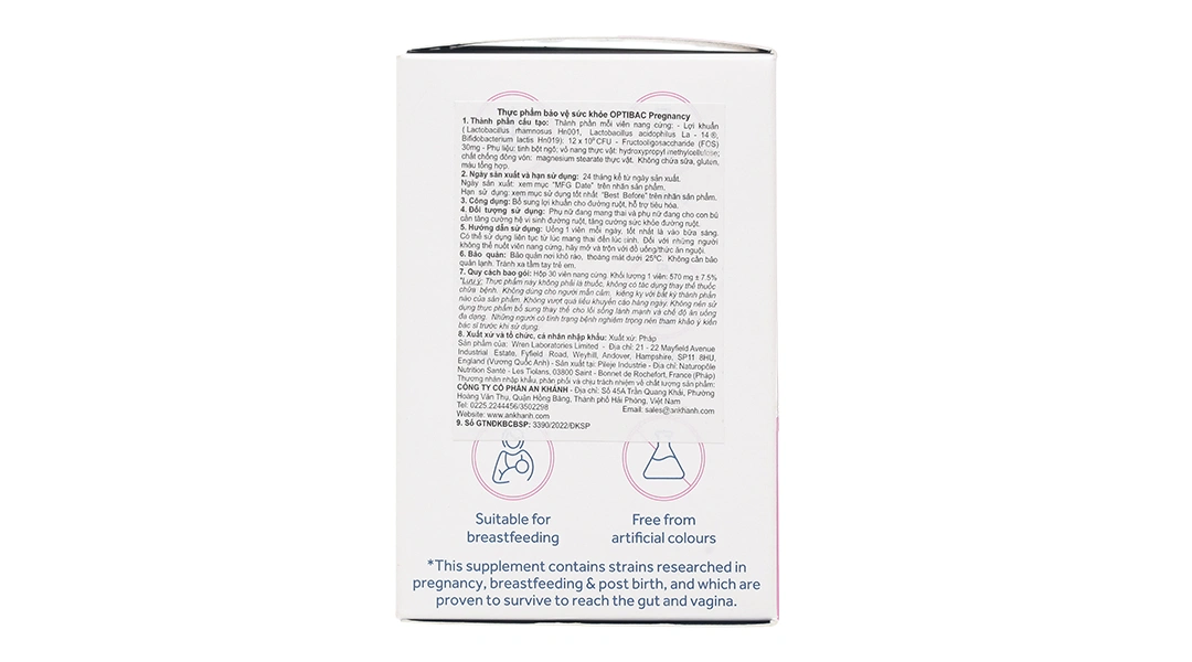Thực phẩm bảo vệ sức khoẻ Optibac Pregnancy - 3