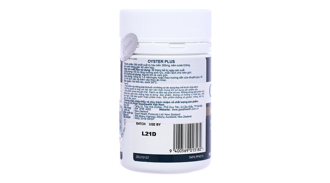 Goodhealth Oyster Plus lọ 60 viên - 2