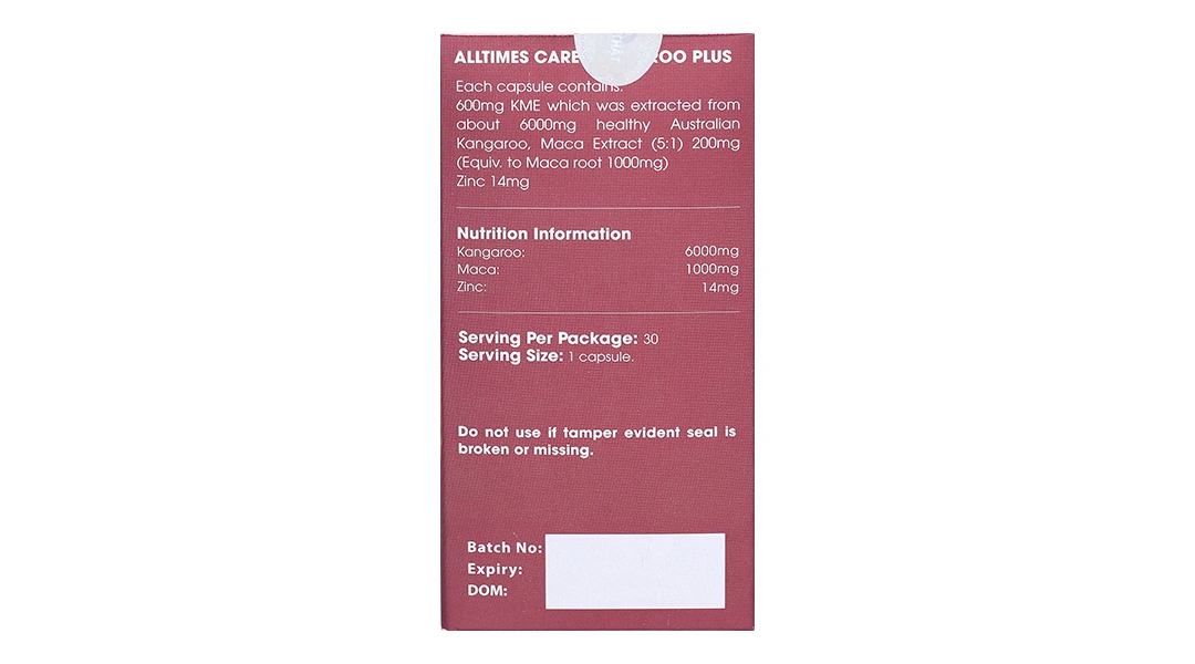 Viên Uống Tăng Cường Sinh Lý Nam Alltimes Care Kangaroo 6000mg Plus lọ 30 viên - 2