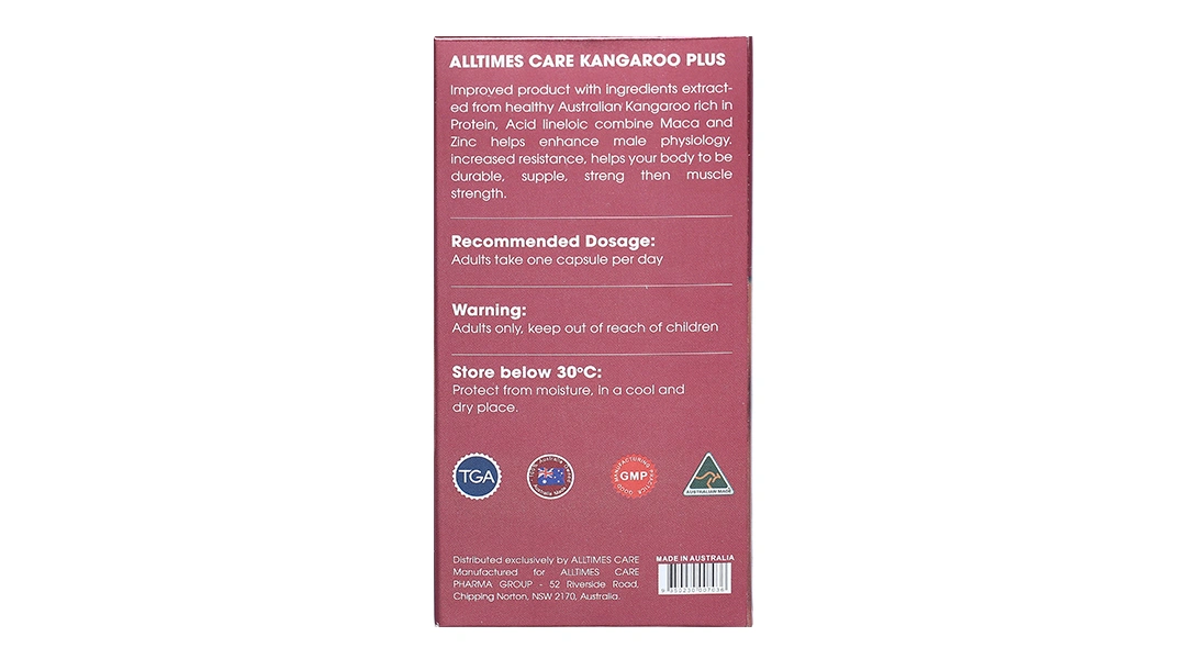 Viên Uống Tăng Cường Sinh Lý Nam Alltimes Care Kangaroo 6000mg Plus lọ 30 viên - 3