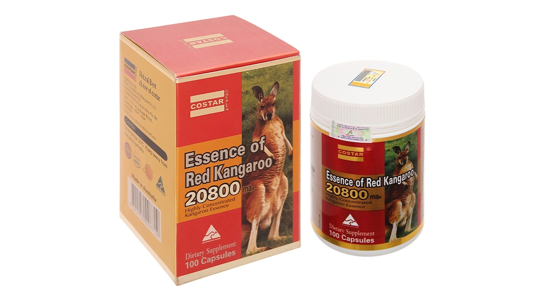 Costar Essence Of Red Kangaroo giúp tăng cường sức khỏe hộp 100 viên - 
