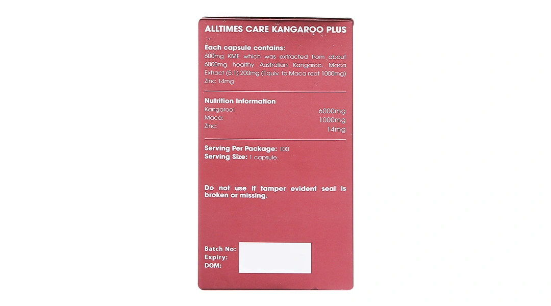 Viên Uống Tăng Cường Sinh Lý Nam Alltimes Care Kangaroo 6000mg Plus lọ 100 viên - 2