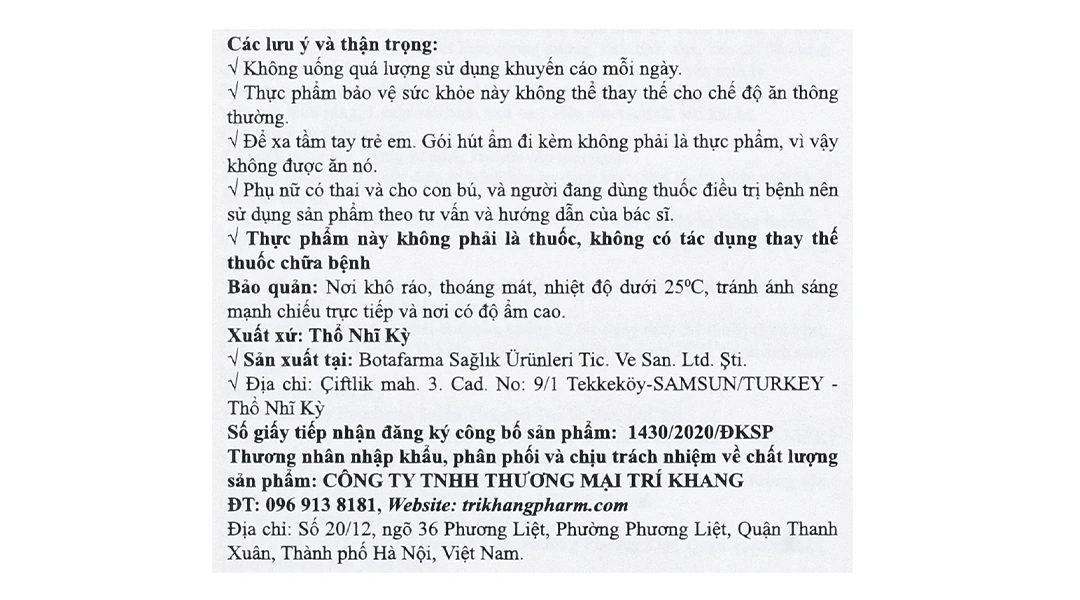 Thực phẩm bảo vệ sức khỏe Combifertil hộp 30 viên - 4