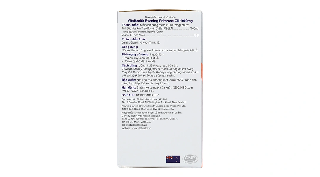 Vitahealth Evening Primrose Oil hộp 60 viên - 3