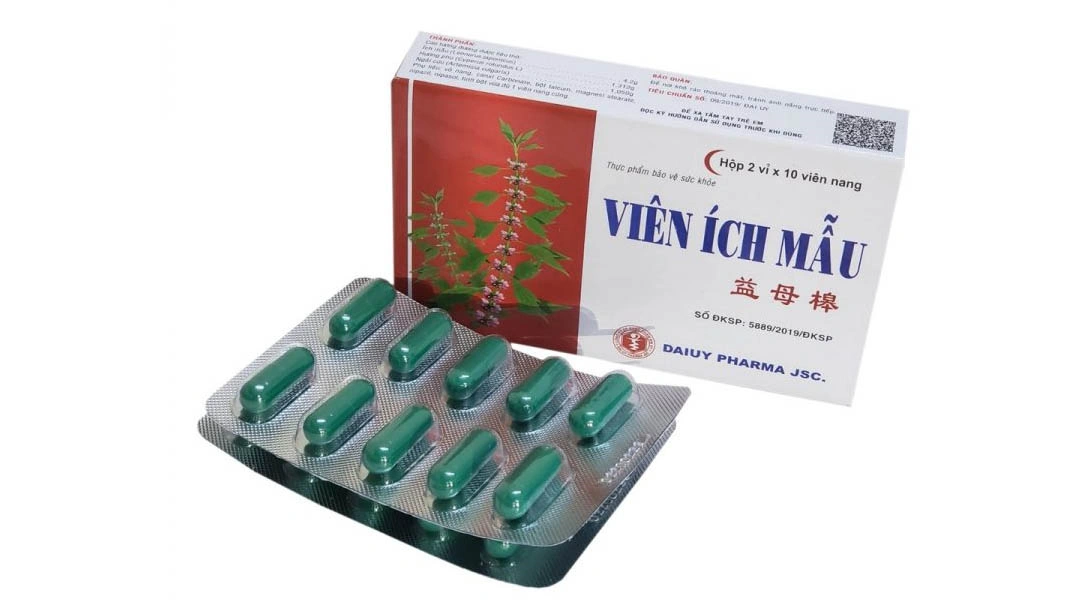 Viên Uống Cao Ích Mẫu hộp 20 viên - 