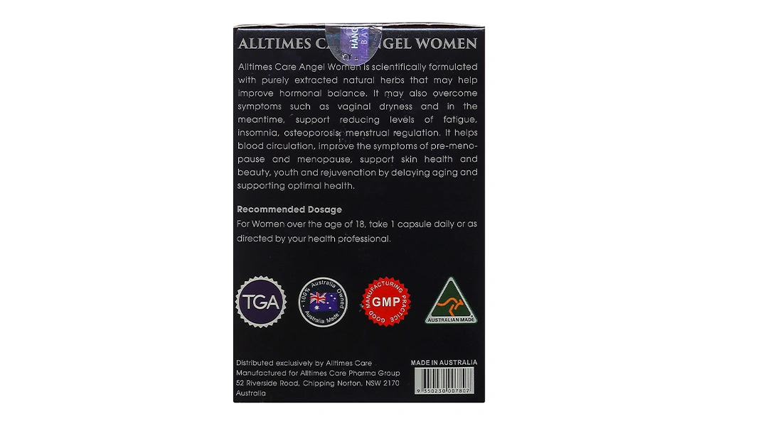 Viên Uống Hỗ Trợ Cải Thiện Nội Tiết Tố Nữ Alltimes Care Angel Women hộp 60 viên - 2