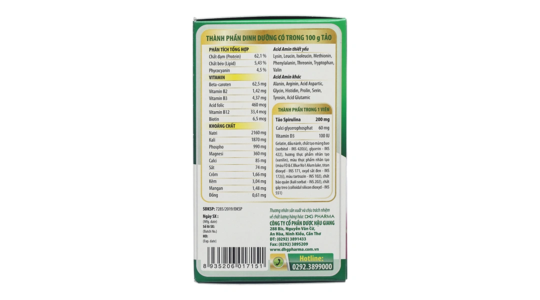 Spivital Nutri hộp 100 viên - 3