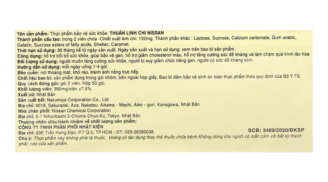 Thuần Linh Chi Nissan hộp 100 viên - 6