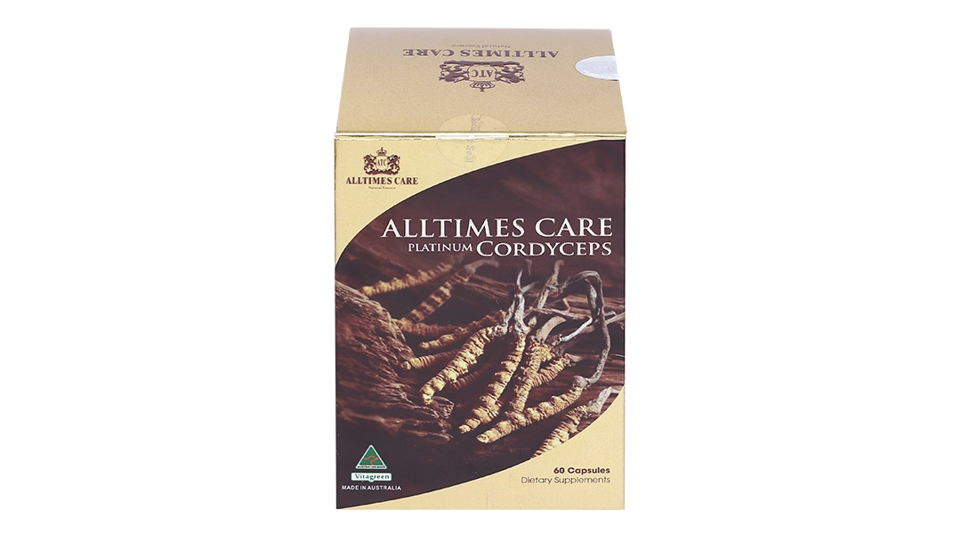 Viên Uống Đông Trùng Hạ Thảo Alltimes Care Platinum Cordyceps Hộp/60v - 1