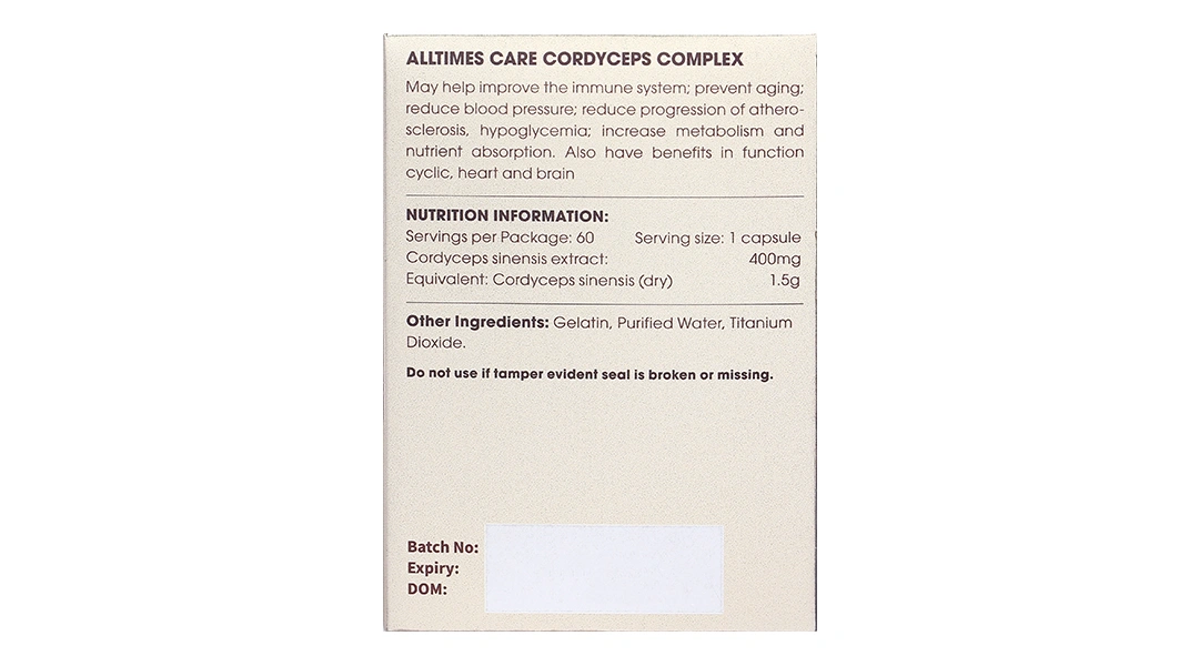Viên Uống Đông Trùng Hạ Thảo Alltimes Care Platinum Cordyceps Hộp/60v - 4