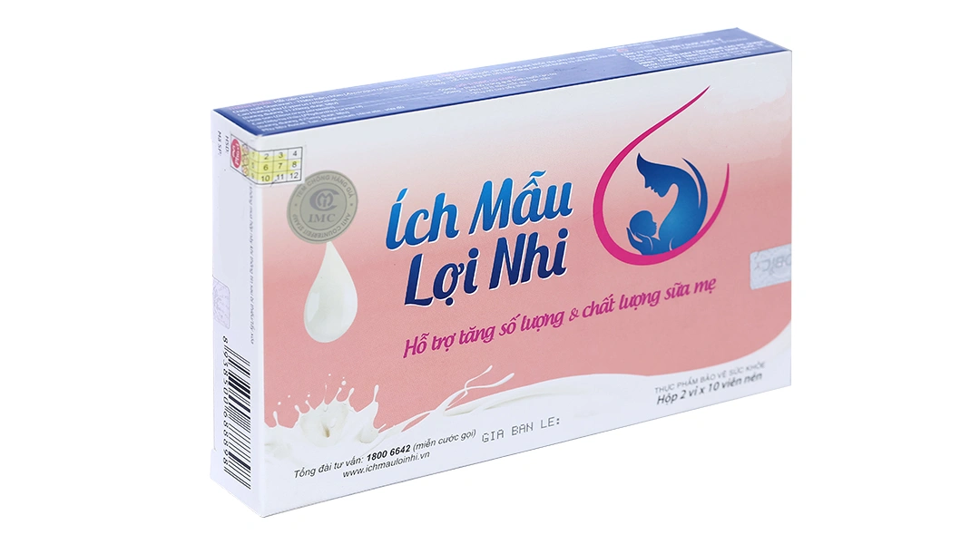 Ích Mẫu Lợi Nhi hộp 20 viên - 