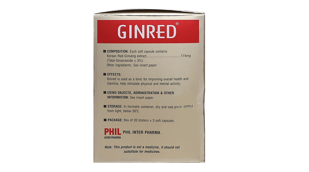 Ginred hộp 60 viên - 2