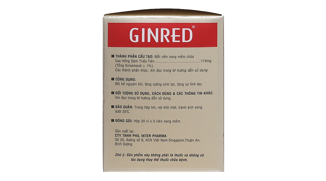 Ginred hộp 60 viên - 3