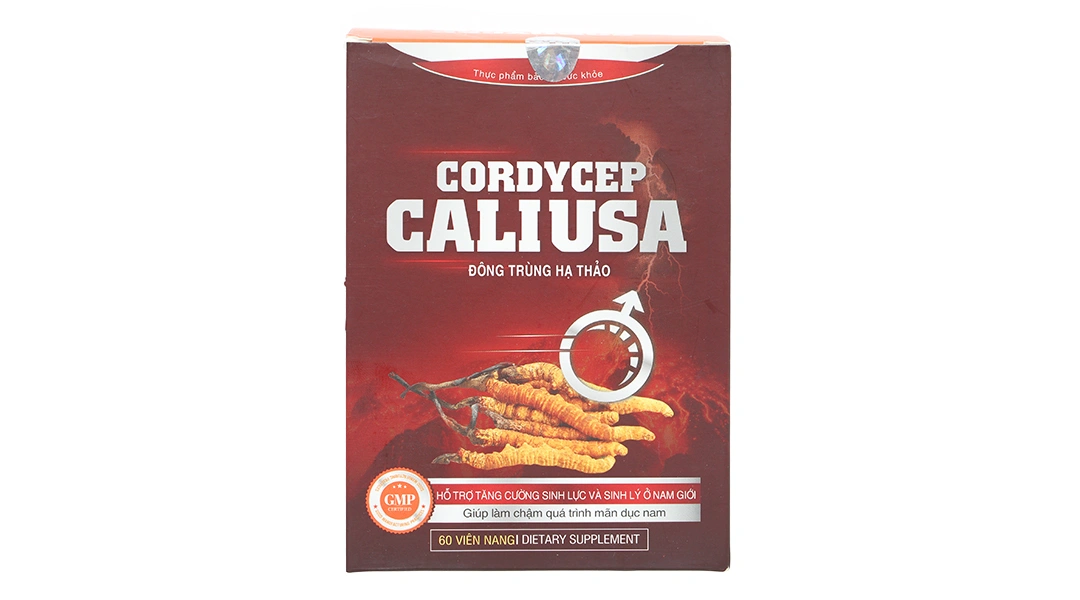 Cordycep Cali Usa Đông Trùng Hạ Thảo hộp 60 viên - 1