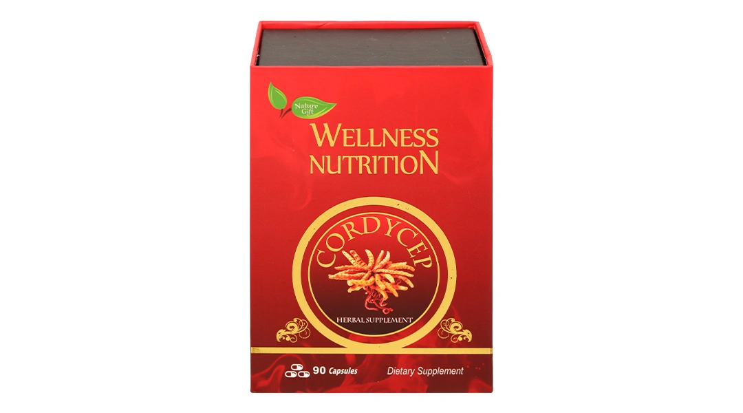 Thực phẩm bảo vệ sức khỏe Nature Gift Wellness Nutrion Cordyceps hộp 90 viên - 1