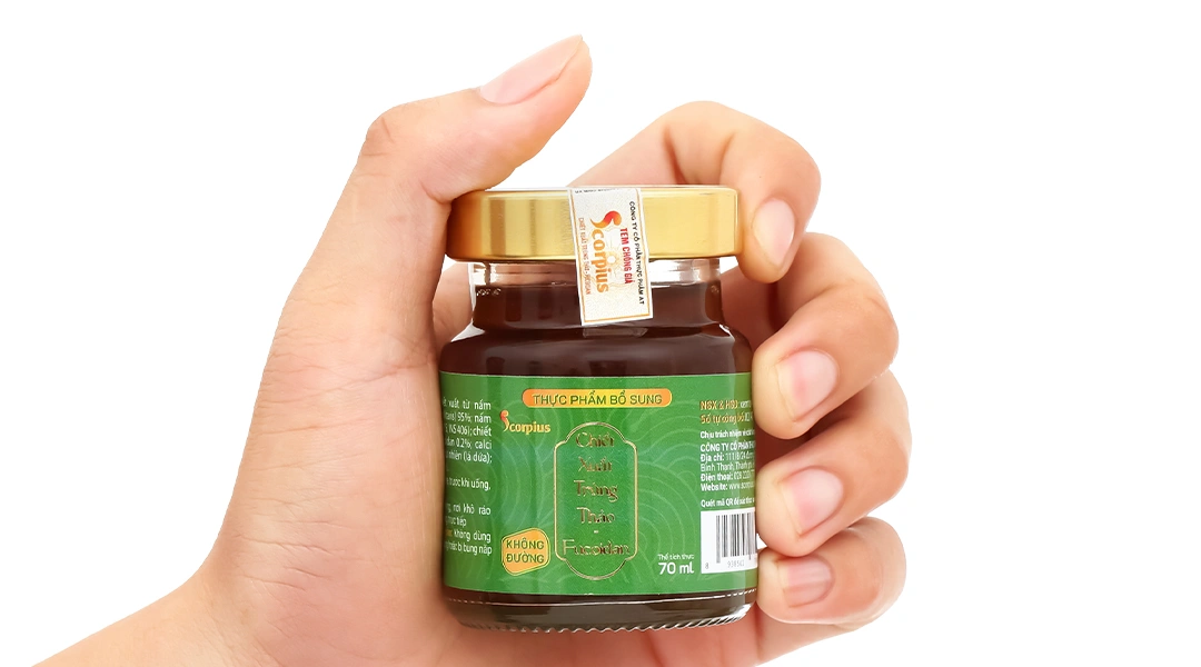 Chiết Xuất Trùng Thảo - Fucoidan Scorpius không đường hũ 70ml - 9