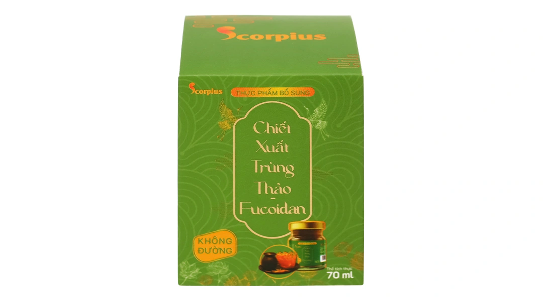 Chiết Xuất Trùng Thảo - Fucoidan Scorpius không đường hũ 70ml - 1