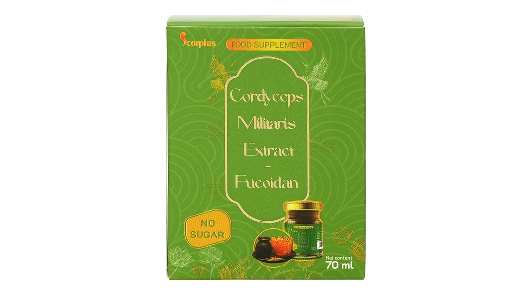 Chiết Xuất Trùng Thảo - Fucoidan Scorpius không đường hũ 70ml - 2