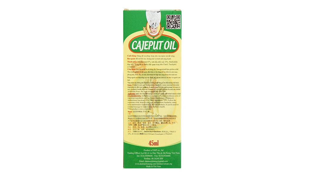 Dầu tràm Tiên Ông làm dịu da, giữ ấm cơ thể chai 10ml - 12