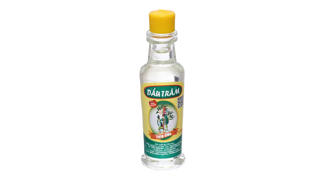 Dầu tràm Tiên Ông làm dịu da, giữ ấm cơ thể chai 10ml - 7