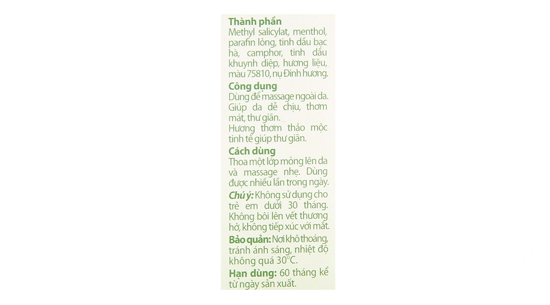 Dầu xoa bi lăn thảo mộc Clovy giữ ấm cơ thể chai 9ml - 4